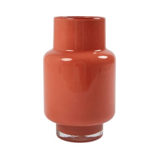 Vase Pien Solid Coral Orange h31 d19