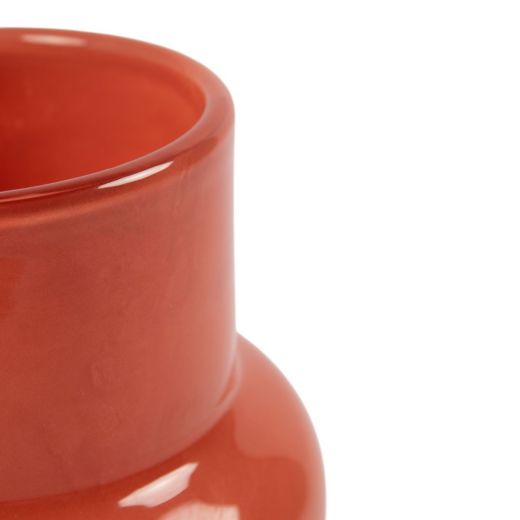 Vase Pien Solid Coral Orange h38,5 d20