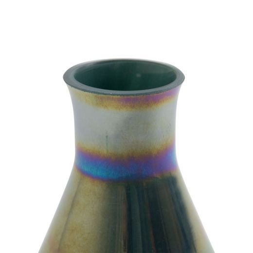 Hubble Vase lustre bleu h27,5 d17,5cm
