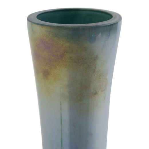Hubble Vase lustre bleu h40 d15,5cm