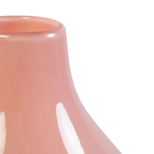 Sansa Vaas roze h22 d17cm