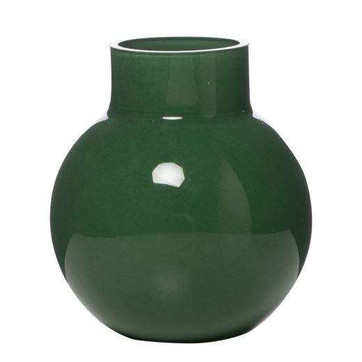 Laurence Vase green h17 d15 cm