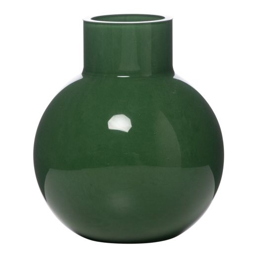 Laurence Vase green h14 d13 cm