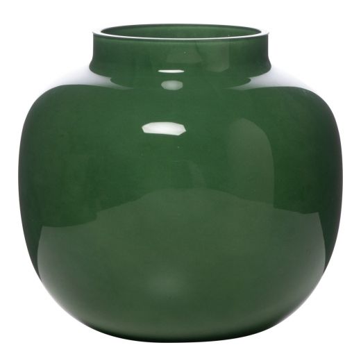 Laurence Vase green h20,5 d23cm
