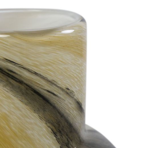 Veda Vase beige grey h32 d18cm
