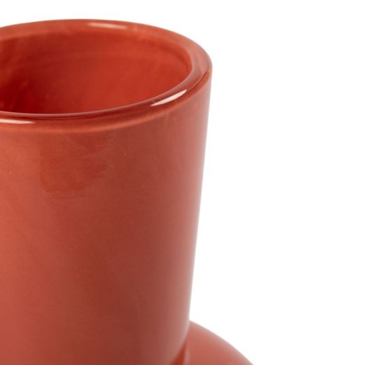 Vase Syb Solid Coral Orange h32 d22,5