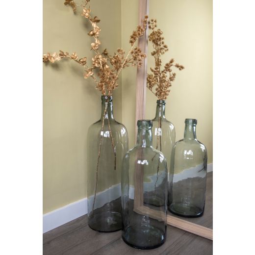 Terri Mouthblown Recycled Bottle Vase h50 d19 