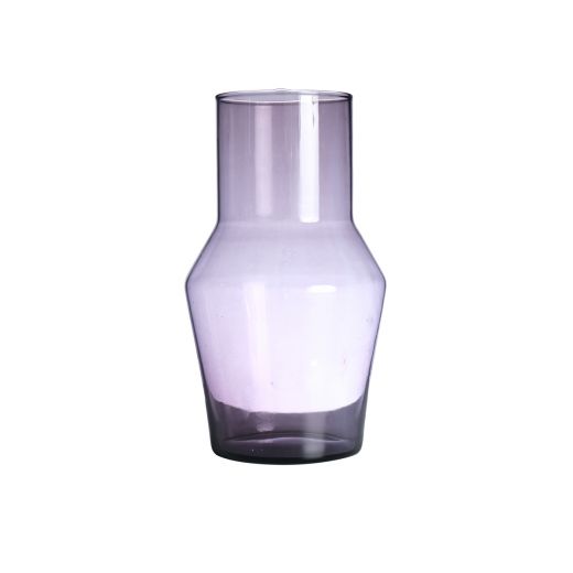 Evie Mouthblown Recycled Vase purple h25 d14 
