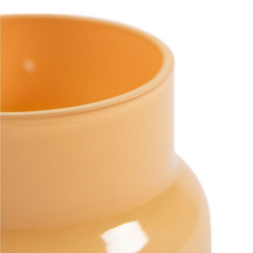 Kali Theelichthouder geel h8 d8cm