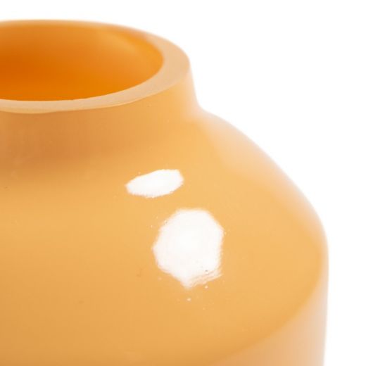 Harvey Vase jaune h14,5 d8cm
