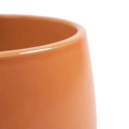 Flowerpot Ceramic Dip-Dye Joan Peach H14,5 D17 top D15