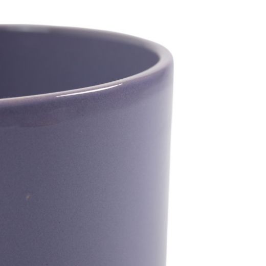Cylinder Planter Ceramic Dip-Dye Lavender H17 D17