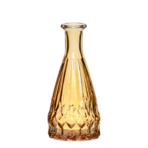 Nelly Bottle vase mini yellow h14,5 d7cm