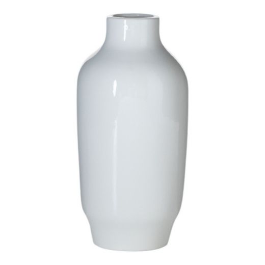 Vase Keramik Tulpen weiss multi h15,5 d26cm