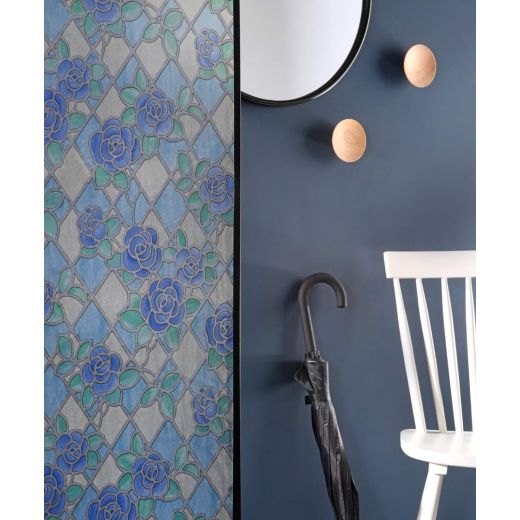  Amiens Self Adhesive Foil Big Roll blue 45cmx15mtr