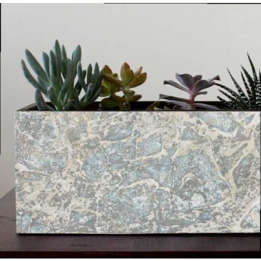 Marble Sebstklebender Folie Grosse Rolle Weiss 45cmx15mtr