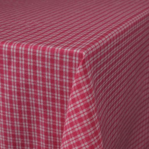 Small Check Nappe textile rouge 140x250cm 
