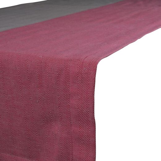 Shanti Half Chemin de table rose 50x140cm 