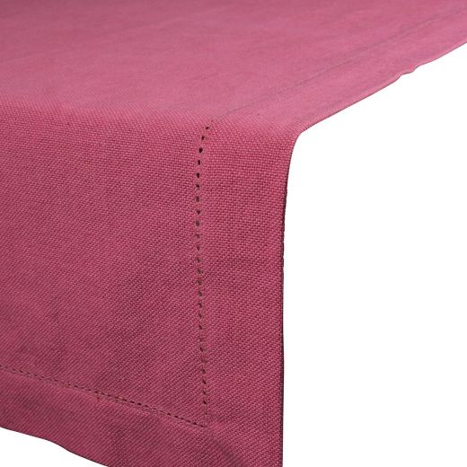 Indi donker Tafelloper roze 50x140cm 