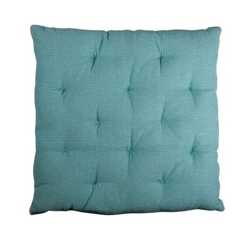 Indi stoelkussen blauw 40x40cm+5cm 