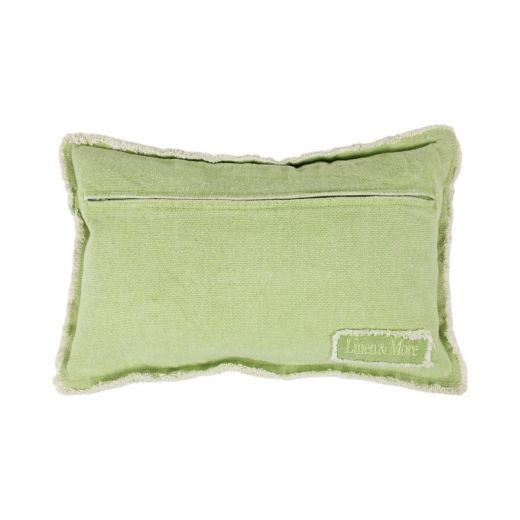Heavy Stonewash Cushion green 30x50cm 
