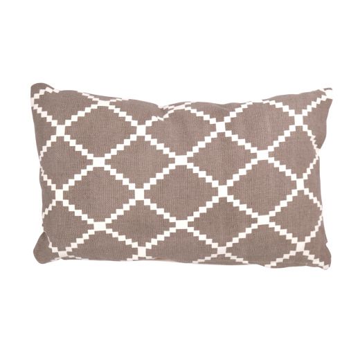 Mrs. Graphic Cushion brown 30x50cm 