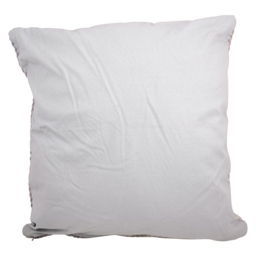 Multi Weave coussin argent 60x60cm 