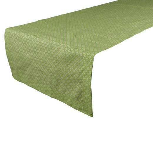 Daisy Chemin de table vert 50x140cm 