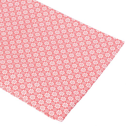 Daisy Chemin de table fraise 50x140cm 