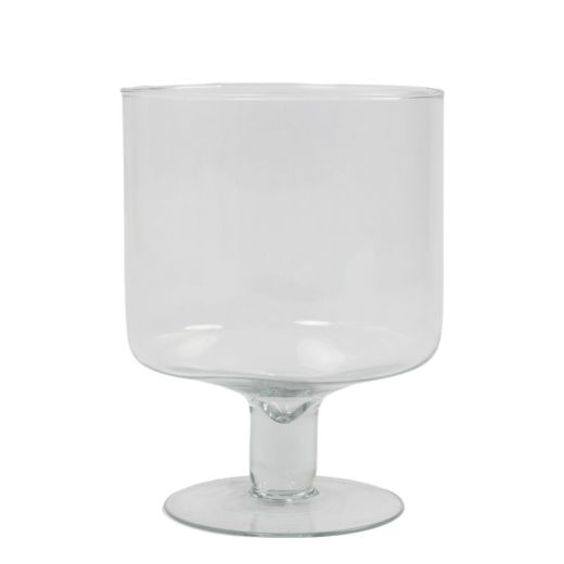 Yvonne Hurricane Vase sur pied h19 d14 