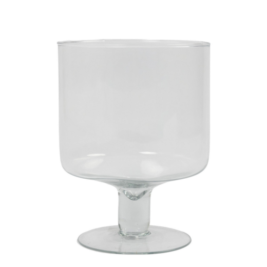 Yvonne Hurricane Vase sur pied h19 d14 