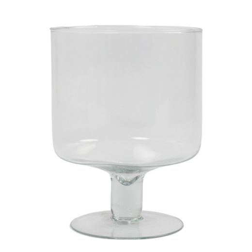 Yvonne Hurricane Vase sur pied h24 d19 