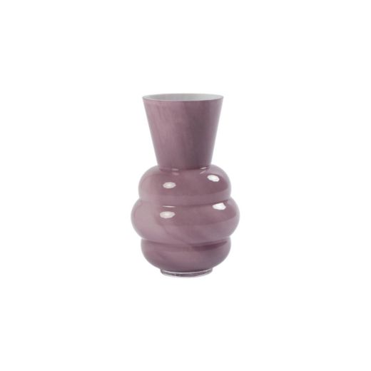 Vase Nivelle Puder violett h20 d11,8cm (cc)