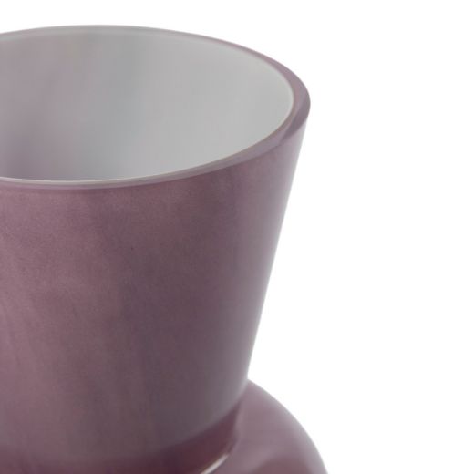 Vase Nivelle Puder violett h20 d11,8cm (cc)