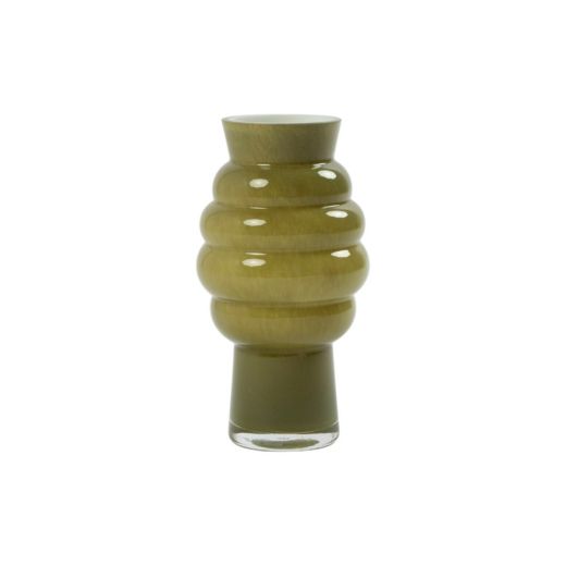 Vase Serina poudré vert h22,7 d11,6cm (cc)