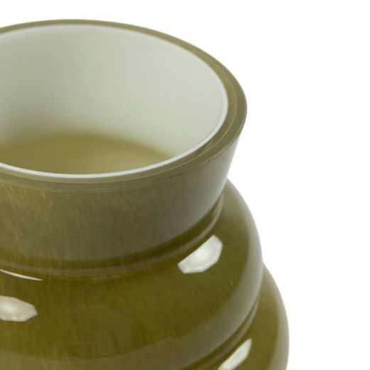 Vase Serina poudré vert h22,7 d11,6cm (cc)