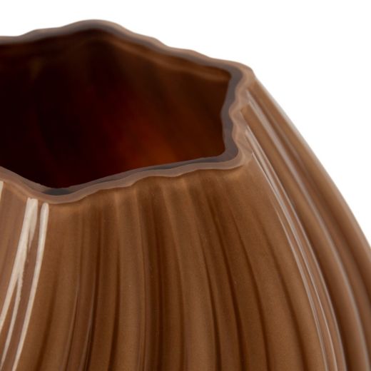 Vase Lavinia beige h23 d19,1cm (cc)