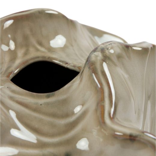 Vase Adam Keramik grün grau h26 d26,8cm