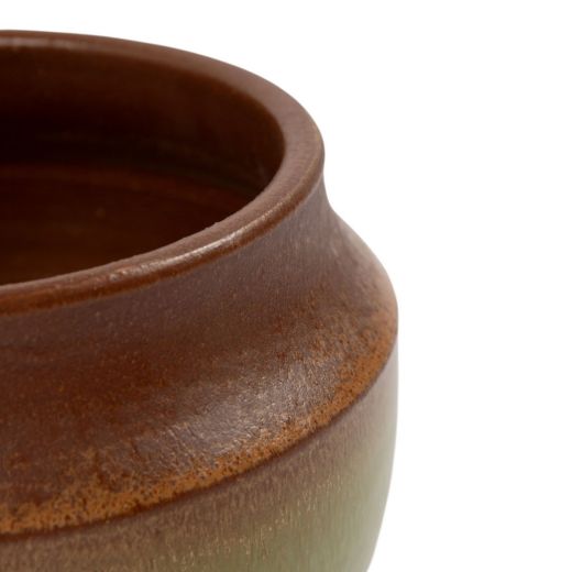 Pflanzgefäß Keramik sintra grün h15,5 d17cm