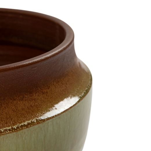 Pflanzgefäß Keramik sintra grün h24 d28cm