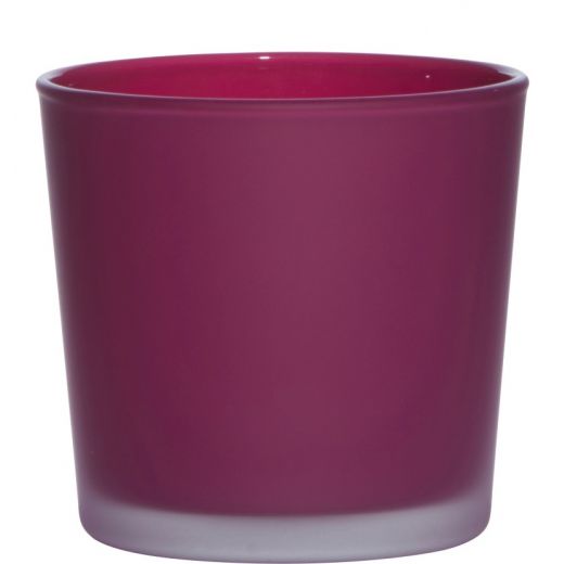 Conner Planter Glass Matt magenta h11 d11,5 