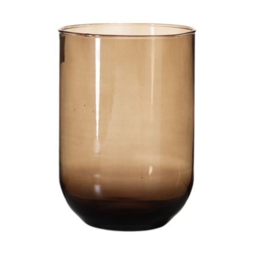 Essentials Emilia Transparent Vase topaz h20 d14 