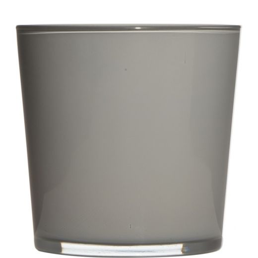 Conner Regular Planter Glass mouse grey h19 d19 
