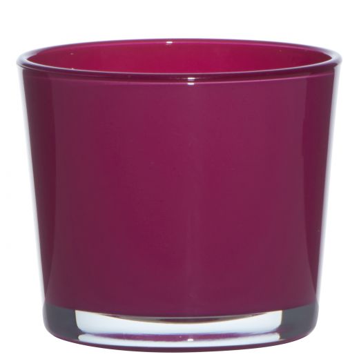 Conner Regular Planter Glass magenta h12,5 d14,5 