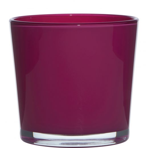 Conner Regular Planter Glass magenta h16 d17 