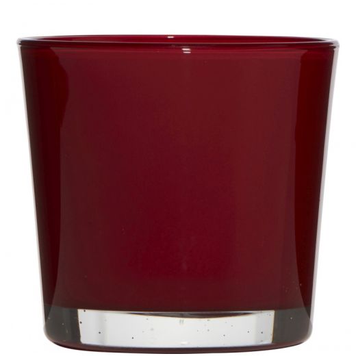 Conner Regular Planter Glass red h12,5 d14,5 