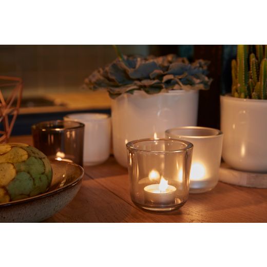 Cooper Regular Photophore transparent gris clair h7,5 d7,5 