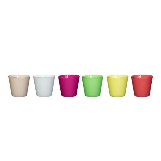 Display Conny Planter Colour gre/mustard/coral h12,5 d13,5 