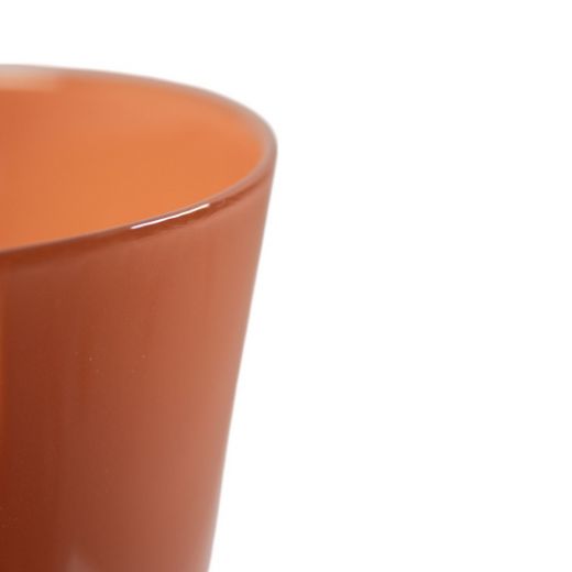 Display Conny Cache-Pot couleur gr/moutarde/corail h12,5 d13,5 