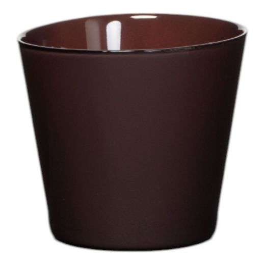 Display Conny Cache-Pot couleur gr/moutarde/corail h12,5 d13,5 